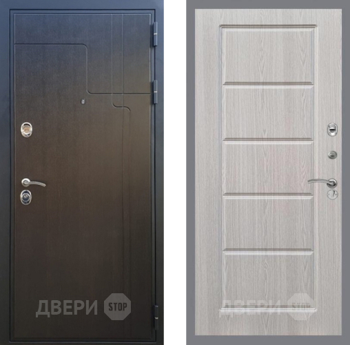 Входная металлическая Дверь Рекс (REX) Премиум-246 FL-39 Беленый дуб в Павловском Посаде