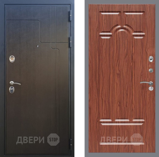 Дверь Рекс (REX) Премиум-246 FL-58 орех тисненый в Павловском Посаде