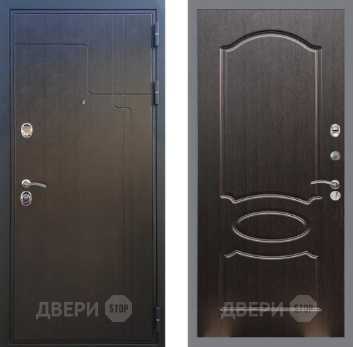 Входная металлическая Дверь Рекс (REX) Премиум-246 FL-128 Венге светлый в Павловском Посаде