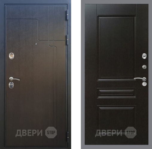 Входная металлическая Дверь Рекс (REX) Премиум-246 FL-243 Венге в Павловском Посаде