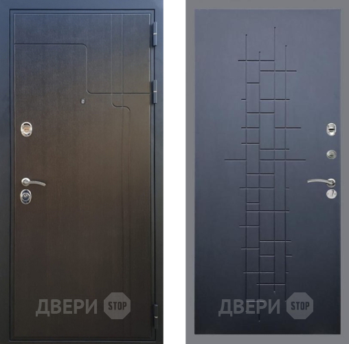 Входная металлическая Дверь Рекс (REX) Премиум-246 FL-289 Ясень черный в Павловском Посаде