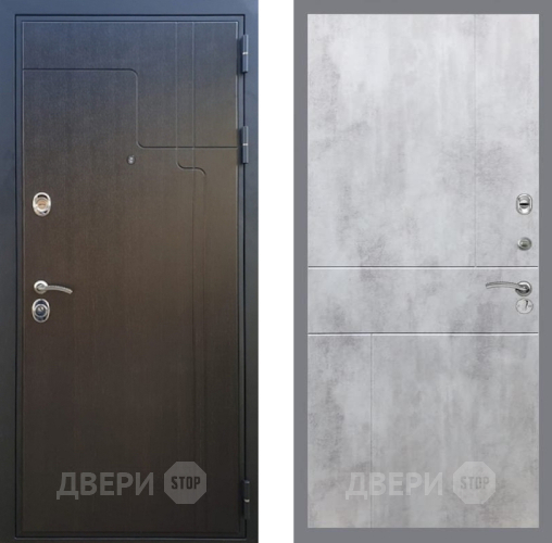 Входная металлическая Дверь Рекс (REX) Премиум-246 FL-290 Бетон светлый в Павловском Посаде