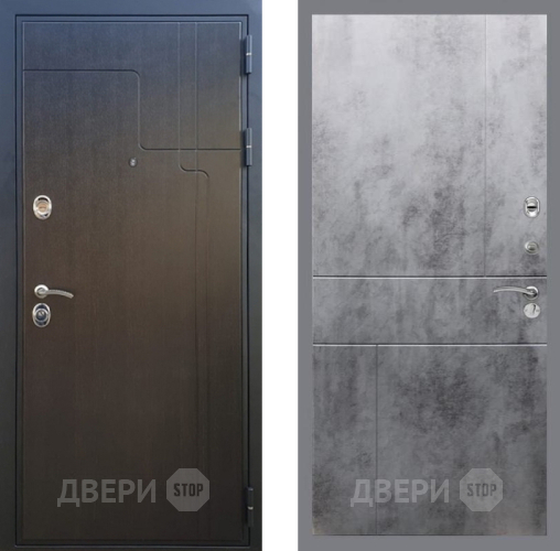 Входная металлическая Дверь Рекс (REX) Премиум-246 FL-290 Бетон темный в Павловском Посаде