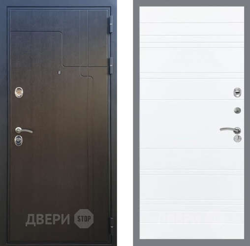 Дверь Рекс (REX) Премиум-246 Line Силк Сноу в Павловском Посаде