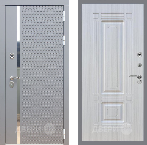 Входная металлическая Дверь Рекс (REX) 24 FL-2 Сандал белый в Павловском Посаде