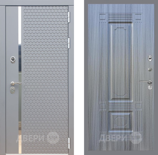 Входная металлическая Дверь Рекс (REX) 24 FL-2 Сандал грей в Павловском Посаде