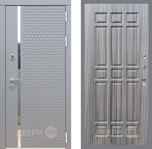 Входная металлическая Дверь Рекс (REX) 24 FL-33 Сандал грей в Павловском Посаде