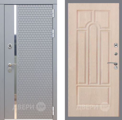 Входная металлическая Дверь Рекс (REX) 24 FL-58 Беленый дуб в Павловском Посаде