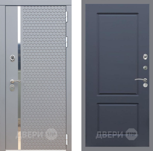 Входная металлическая Дверь Рекс (REX) 24 FL-117 Силк титан в Павловском Посаде