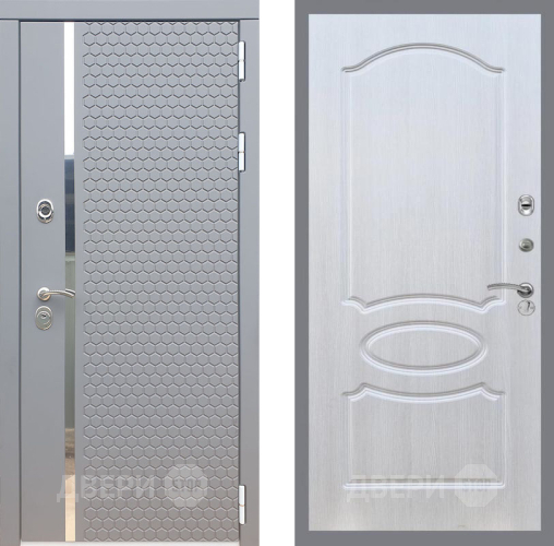 Входная металлическая Дверь Рекс (REX) 24 FL-128 Лиственница беж в Павловском Посаде