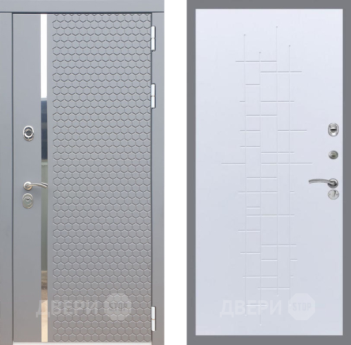 Входная металлическая Дверь Рекс (REX) 24 FL-289 Белый ясень в Павловском Посаде