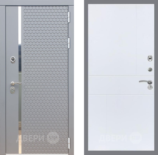 Входная металлическая Дверь Рекс (REX) 24 FL-290 Силк Сноу в Павловском Посаде
