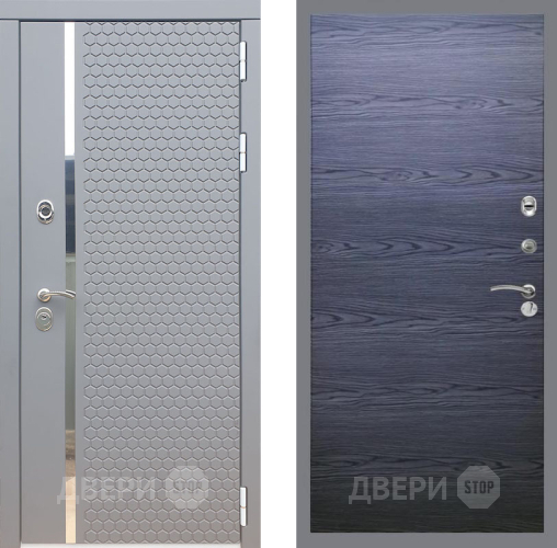 Дверь Рекс (REX) 24 GL Дуб тангенальный черный в Павловском Посаде