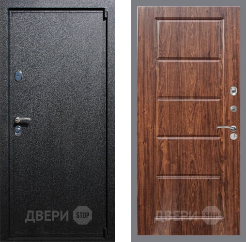 Входная металлическая Дверь Рекс (REX) 3 FL-39 орех тисненый в Павловском Посаде