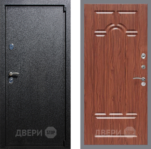 Входная металлическая Дверь Рекс (REX) 3 FL-58 орех тисненый в Павловском Посаде