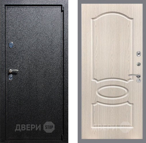 Входная металлическая Дверь Рекс (REX) 3 FL-128 Беленый дуб в Павловском Посаде