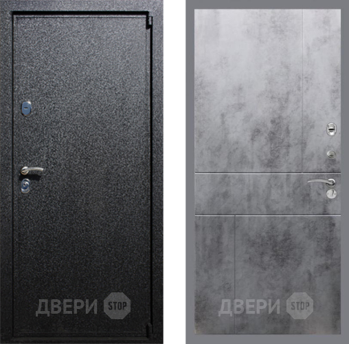 Входная металлическая Дверь Рекс (REX) 3 FL-290 Бетон темный в Павловском Посаде