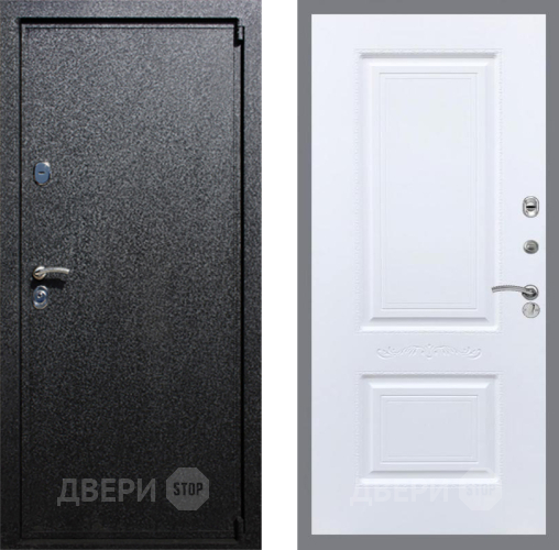 Входная металлическая Дверь Рекс (REX) 3 Смальта Силк Сноу в Павловском Посаде