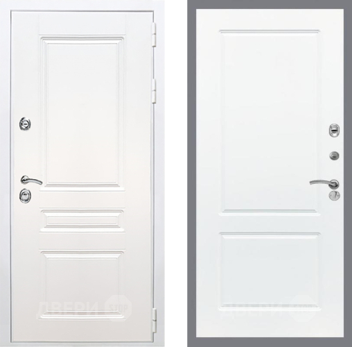 Дверь Рекс (REX) Премиум-н Силк Сноу FL-117 Силк Сноу в Павловском Посаде