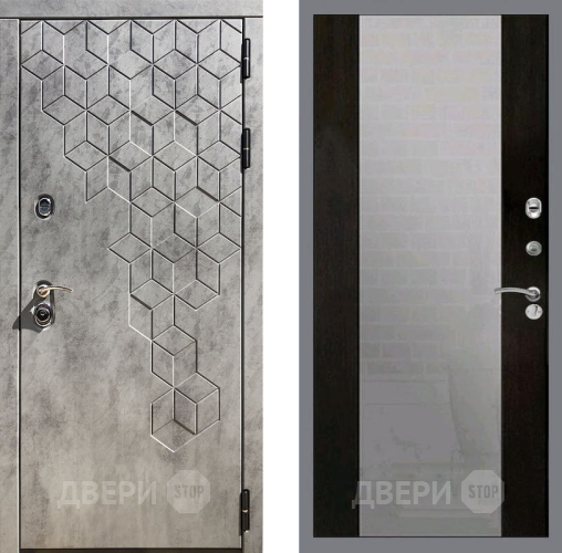 Дверь Рекс (REX) 23 СБ-16 Зеркало Венге в Павловском Посаде