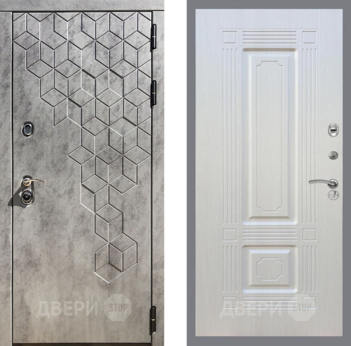 Входная металлическая Дверь Рекс (REX) 23 FL-2 Лиственница беж в Павловском Посаде