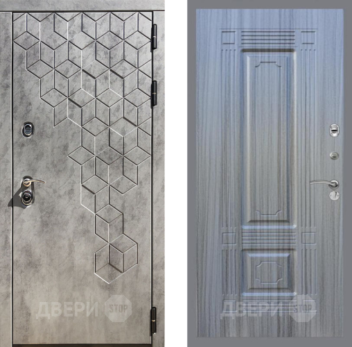 Входная металлическая Дверь Рекс (REX) 23 FL-2 Сандал грей в Павловском Посаде