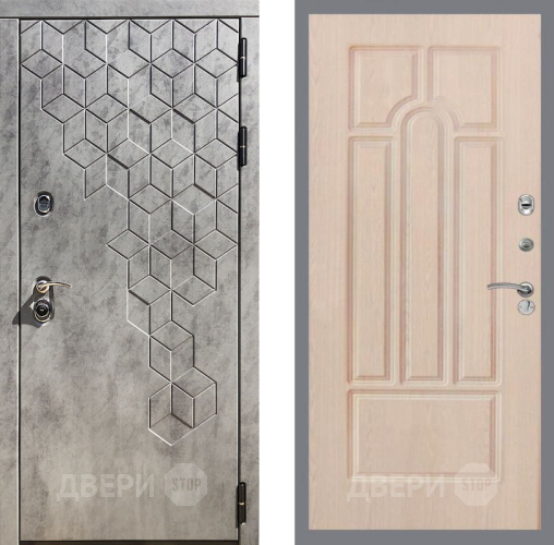 Входная металлическая Дверь Рекс (REX) 23 FL-58 Беленый дуб в Павловском Посаде