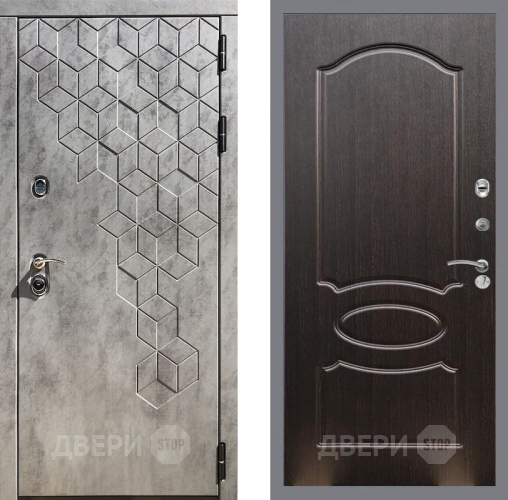 Входная металлическая Дверь Рекс (REX) 23 FL-128 Венге светлый в Павловском Посаде