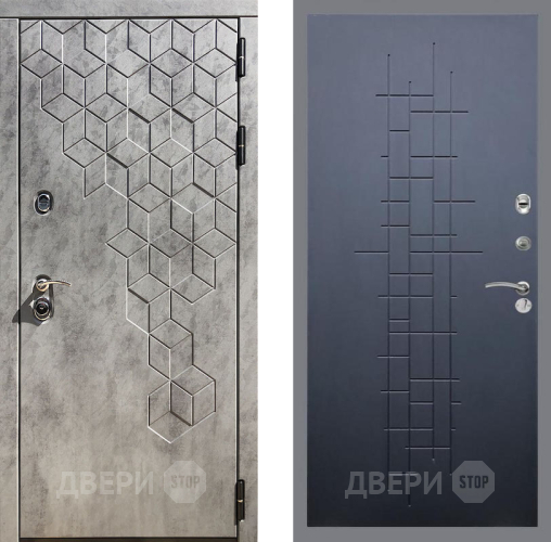 Входная металлическая Дверь Рекс (REX) 23 FL-289 Ясень черный в Павловском Посаде