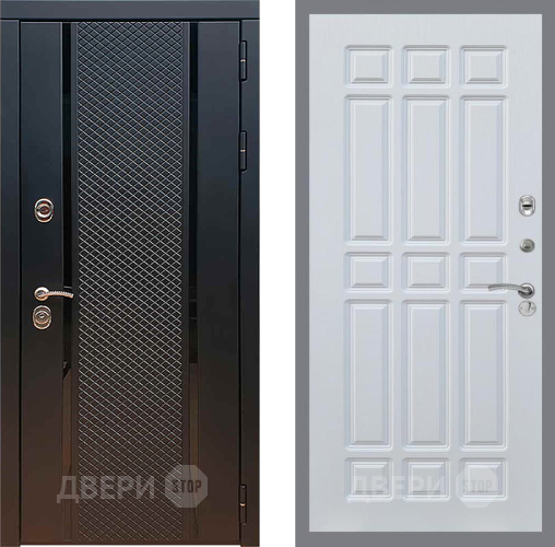 Входная металлическая Дверь Рекс (REX) 25 FL-33 Белый ясень в Павловском Посаде