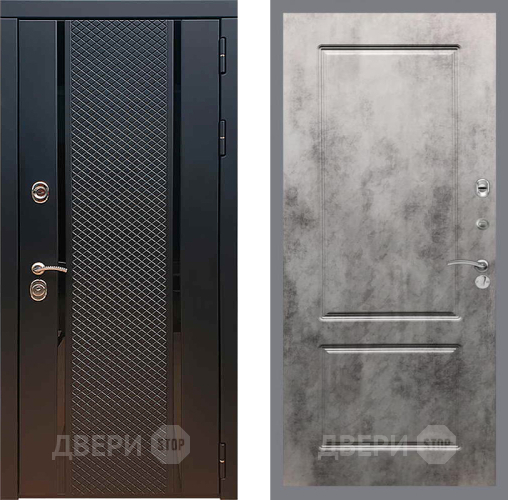 Входная металлическая Дверь Рекс (REX) 25 FL-117 Бетон темный в Павловском Посаде