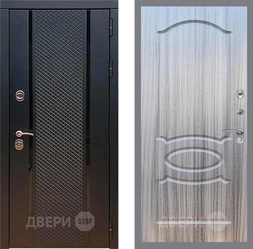Входная металлическая Дверь Рекс (REX) 25 FL-128 Сандал грей в Павловском Посаде