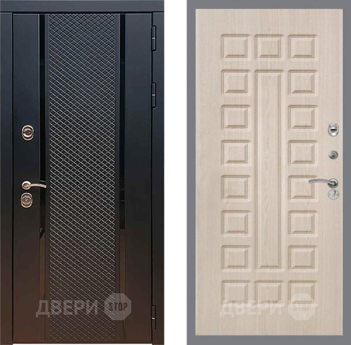 Входная металлическая Дверь Рекс (REX) 25 FL-183 Беленый дуб в Павловском Посаде