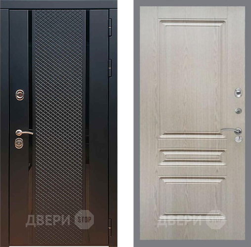 Входная металлическая Дверь Рекс (REX) 25 FL-243 Беленый дуб в Павловском Посаде
