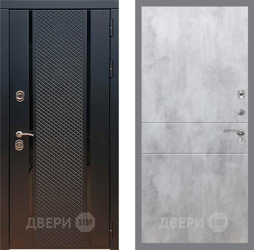 Входная металлическая Дверь Рекс (REX) 25 FL-290 Бетон светлый в Павловском Посаде