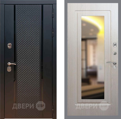 Входная металлическая Дверь Рекс (REX) 25 FLZ-120 Беленый дуб в Павловском Посаде