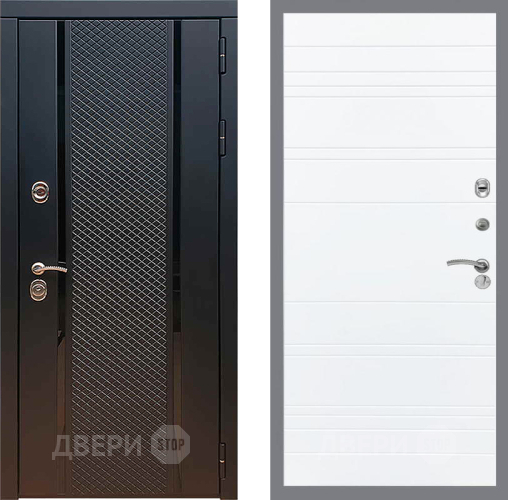 Дверь Рекс (REX) 25 Line Силк Сноу в Павловском Посаде