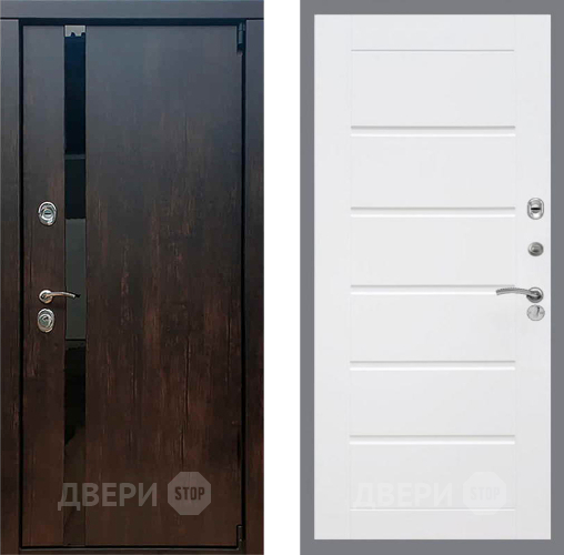 Входная металлическая Дверь Рекс (REX) 26 Сити Белый ясень в Павловском Посаде