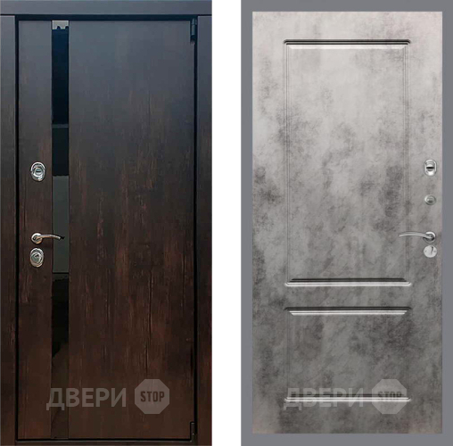 Входная металлическая Дверь Рекс (REX) 26 FL-117 Бетон темный в Павловском Посаде
