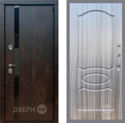 Входная металлическая Дверь Рекс (REX) 26 FL-128 Сандал грей в Павловском Посаде