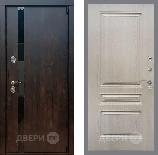 Входная металлическая Дверь Рекс (REX) 26 FL-243 Беленый дуб в Павловском Посаде