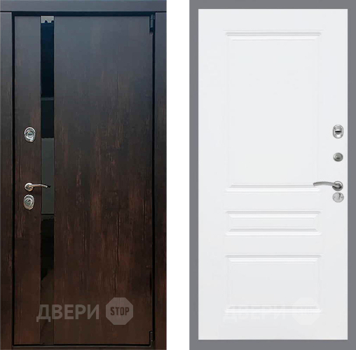Входная металлическая Дверь Рекс (REX) 26 FL-243 Силк Сноу в Павловском Посаде