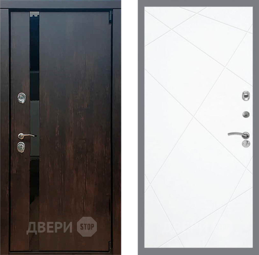 Входная металлическая Дверь Рекс (REX) 26 FL-291 Силк Сноу в Павловском Посаде