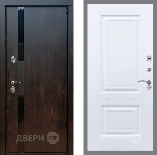 Входная металлическая Дверь Рекс (REX) 26 Смальта Силк Сноу в Павловском Посаде