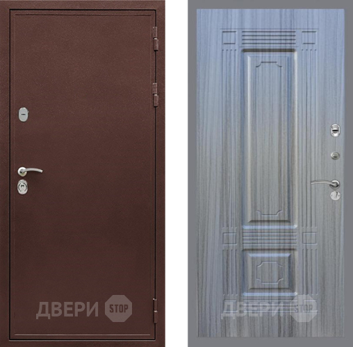 Дверь Рекс (REX) 5 металл 3 мм FL-2 Сандал грей в Павловском Посаде
