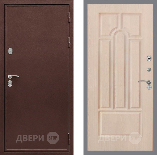 Дверь Рекс (REX) 5 металл 3 мм FL-58 Беленый дуб в Павловском Посаде