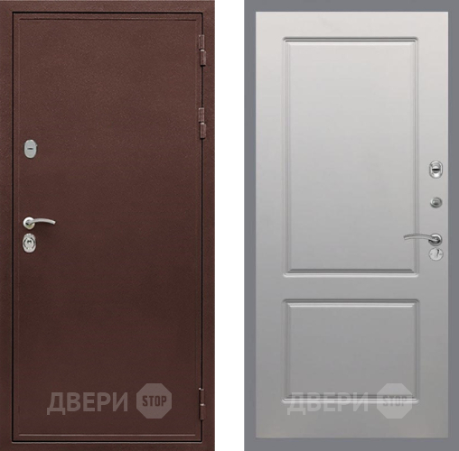 Входная металлическая Дверь Рекс (REX) 5 металл 3 мм FL-117 Грей софт в Павловском Посаде