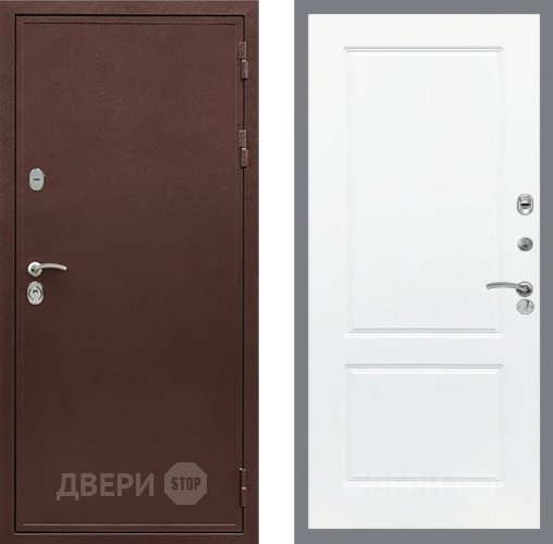 Дверь Рекс (REX) 5 металл 3 мм FL-117 Силк Сноу в Павловском Посаде