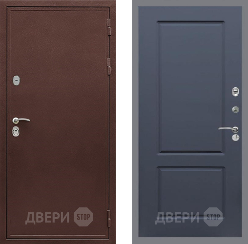 Дверь Рекс (REX) 5 металл 3 мм FL-117 Силк титан в Павловском Посаде