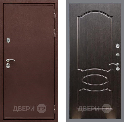 Дверь Рекс (REX) 5 металл 3 мм FL-128 Венге светлый в Павловском Посаде